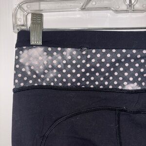 lululemon Black and White Polka Dot Leggings
